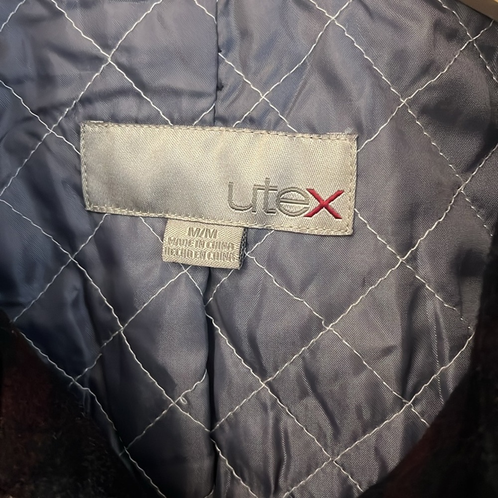 Utex Wool Button Up Coat Size M - image 3
